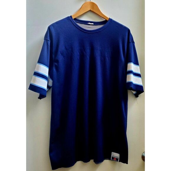 Tennessee Titans Jersey RARE Practice Blue SZ LG Reversible NFL Size Tag Removed - Picture 2 of 11